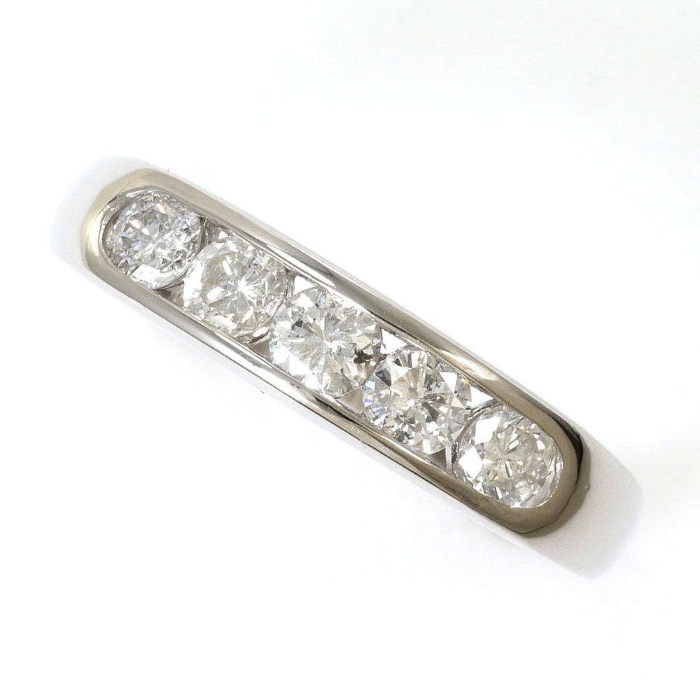 VINTAGE Silver Diamond Ring